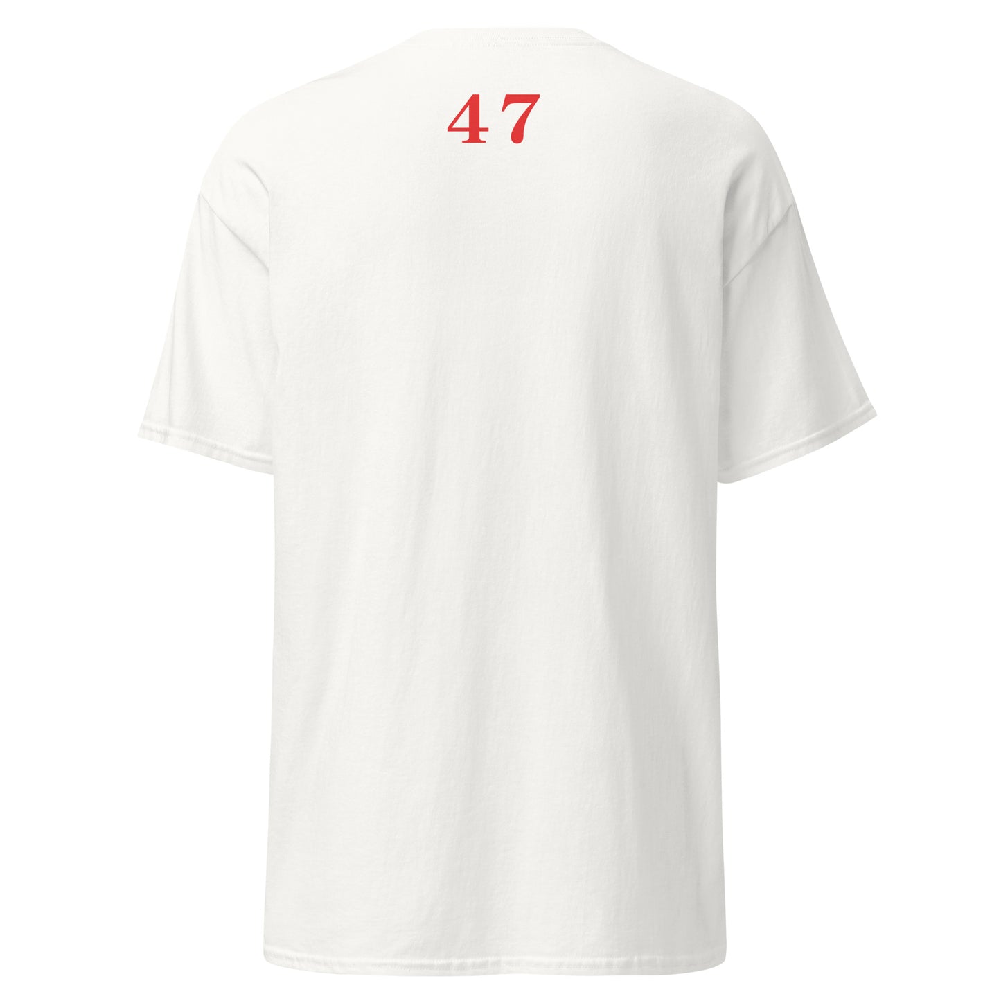 White Men's Premium "MARTYR 47" T-shirt
