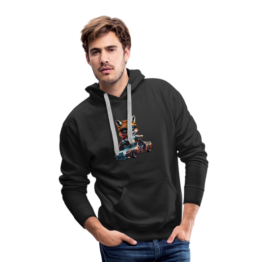 Men’s Premium "Fox To The Future" Hoodie - black