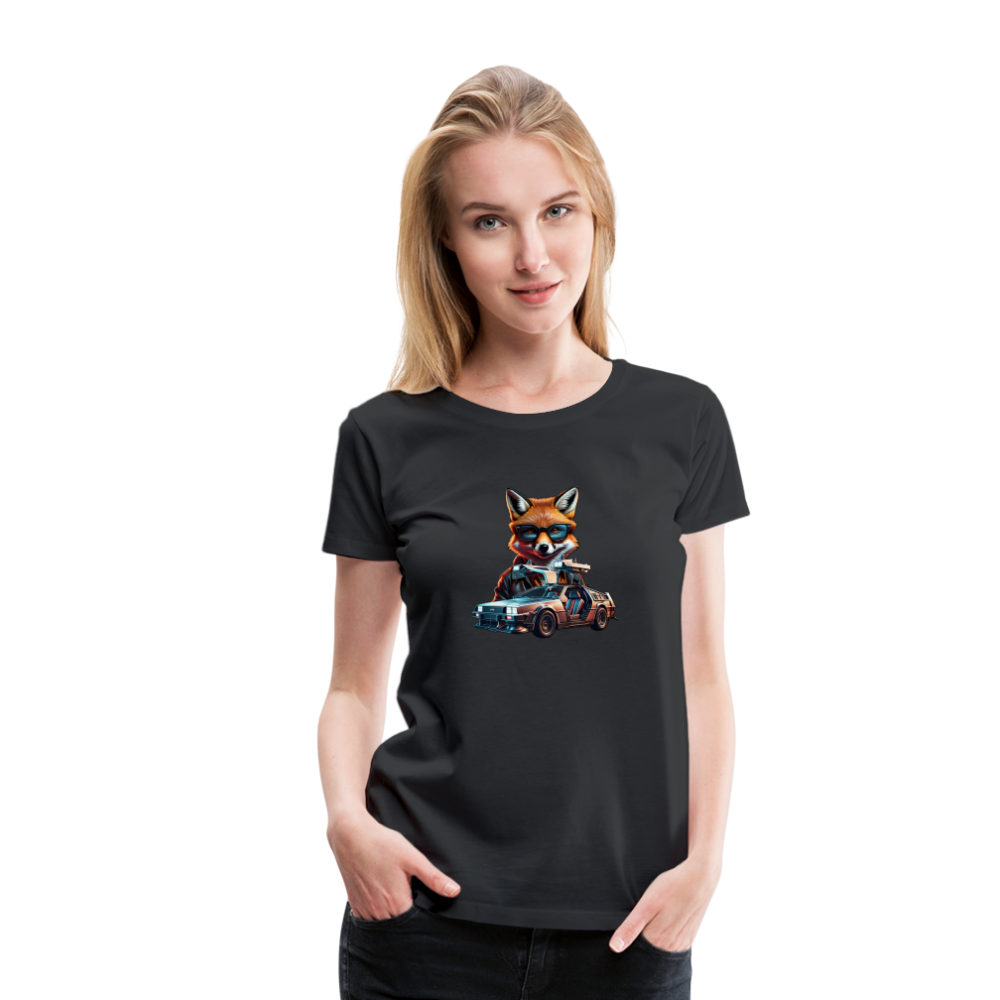 Women’s Premium "Fox To The Future" T-Shirt - black