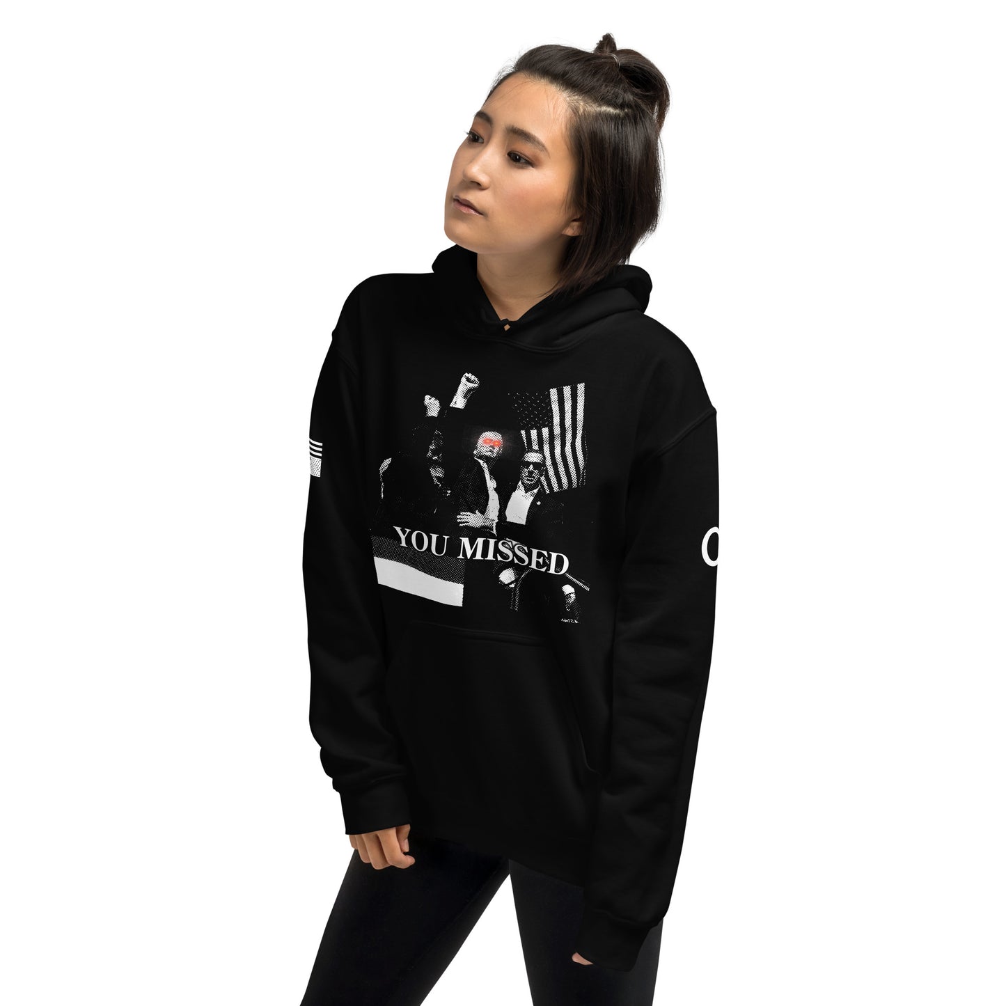 Women's Premium "YOU MISSED" Patriotic Hoodie