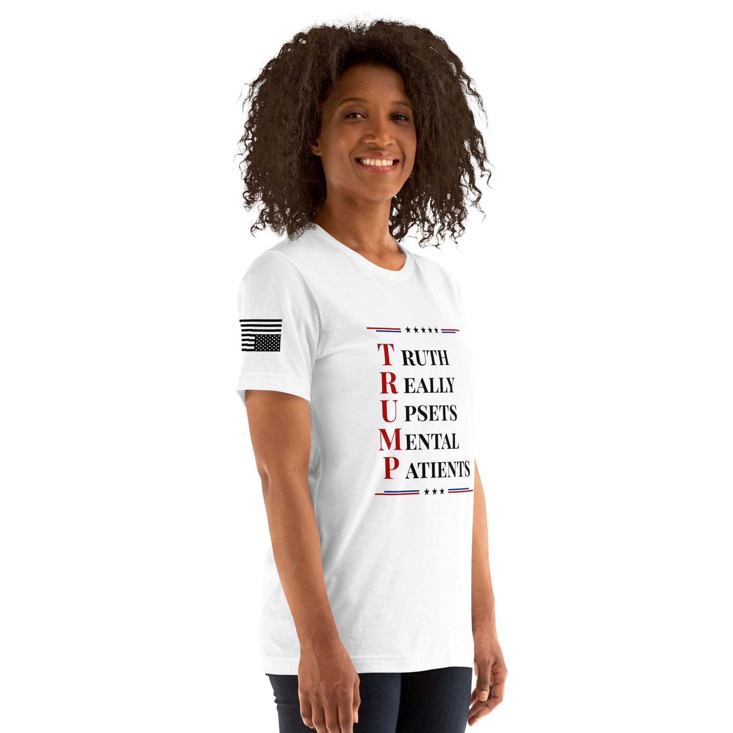 Women's White "T.R.U.M.P." T-shirt